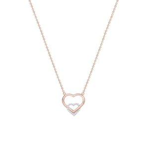 9ct Rose Gold Cubic Zirconia Heart Necklace loving the sales