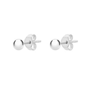 9ct White Gold 3mm Ball Stud Earrings loving the sales