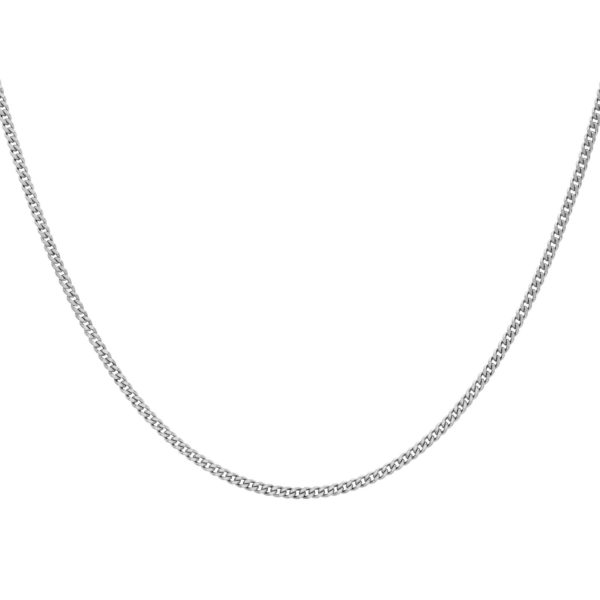 9ct White Gold 45-50cm (18-20") Curb Chain 0.8 Width loving the sales