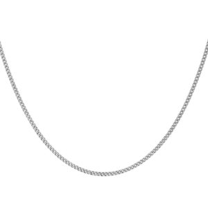 9ct White Gold 45-50cm (18-20") Curb Chain 1mm Width loving the sales