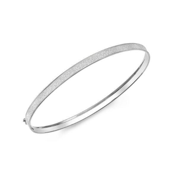 9ct White Gold 4mm Stardust Bangle loving the sales