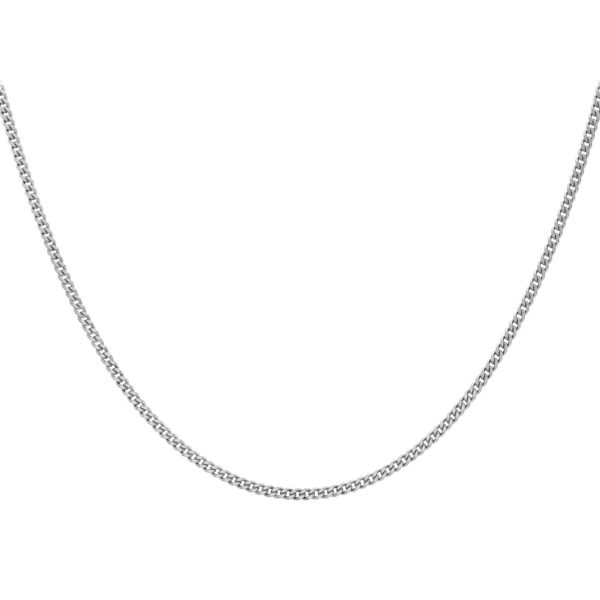 9ct White Gold 60cm (24") Curb Chain 0.8 Width loving the sales