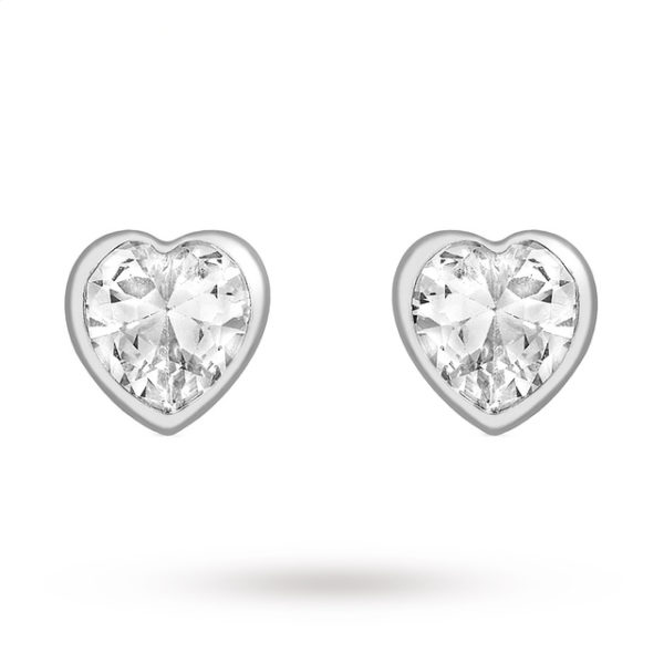 9ct White Gold Cubic Zirconia Earrings loving the sales
