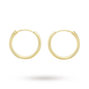 9ct Yellow Gold 13mm Hoop Earrings loving the sales