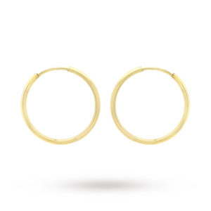 9ct Yellow Gold 22mm Hoop Earrings loving the sales