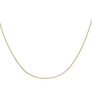 9ct Yellow Gold 40-45cm (16-18") Curb Chain 0.8 Width loving the sales