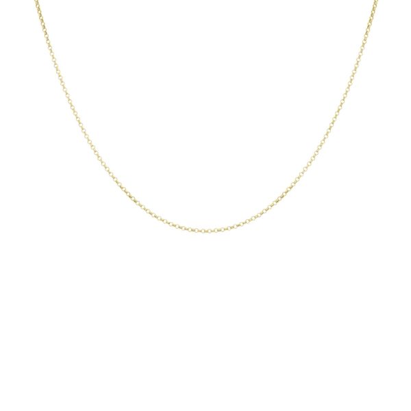 9ct Yellow Gold 40cm (16") Round Belcher Chain 1.1mm Width loving the sales