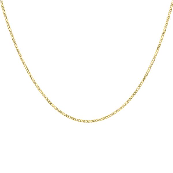 9ct Yellow Gold 45cm (18") Curb Chain 2.2mm Width loving the sales