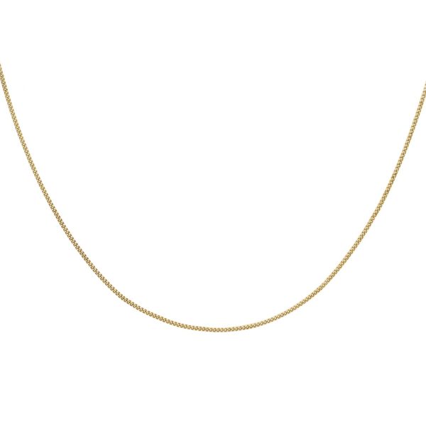 9ct Yellow Gold 60cm (24") Curb Chain 1mm Width loving the sales