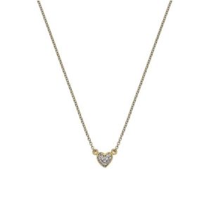 9ct Yellow Gold Cubic Zirconia Heart Necklace loving the sales