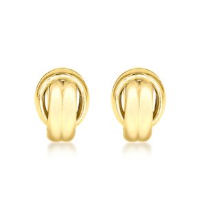 9ct Yellow Gold Knot Stud Earrings loving the sales