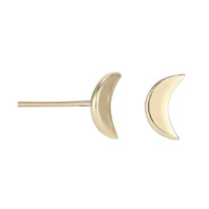 9ct Yellow Gold Moon Stud Earrings loving the sales