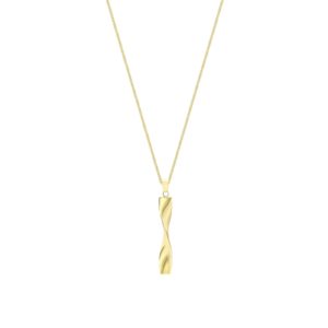 9ct Yellow Gold Twisted Drop Pendant loving the sales