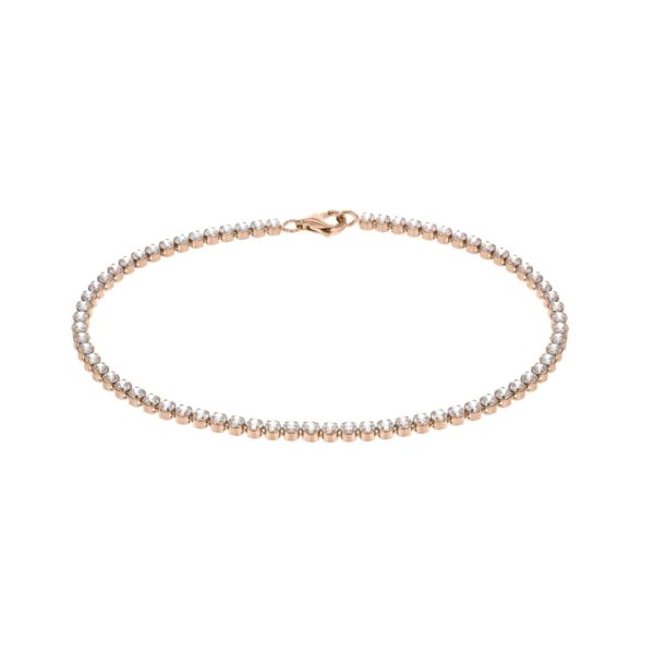 Rose Gold Plated Cubic Zirconia Tennis Bracelet loving the sales