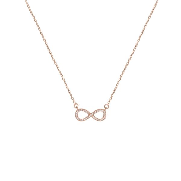 Rose Gold Plated Infinity Necklace loving the sales
