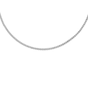 Silver Cubic Zirconia 18" Tennis Necklace loving the sales