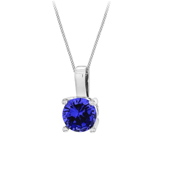 Silver December Lilac Cubic Zirconia Pendant loving the sales