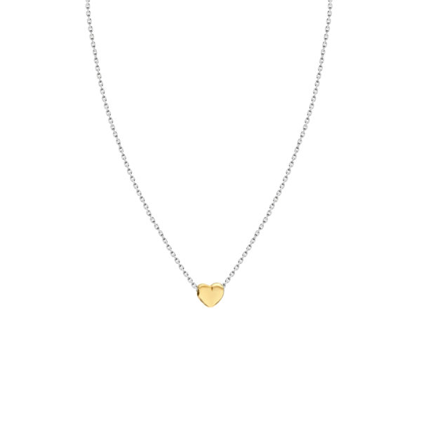 Yellow Gold Plated Tiny Heart Necklace loving the sales