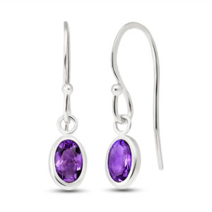 Amethyst Allure Drop Earrings 1 Ctw In 9ct White Gold loving the sales