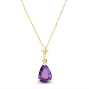 Amethyst Belle Pendant Necklace 1.5 Ct In 9ct Gold loving the sales