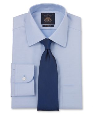 Blue Luxury Twill Classic Fit Shirt - Single Cuff 15" Standard Single loving the sales
