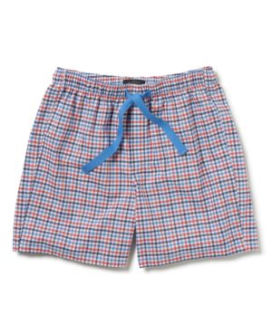 Blue Red Check Oxford Lounge Shorts S loving the sales