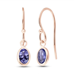 Blue Topaz Allure Drop Earrings 1 Ctw In 9ct Rose Gold loving the sales