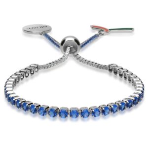 Brave Ribbon Charity Sterling Silver Cubic Zirconia Blue Bracelet loving the sales