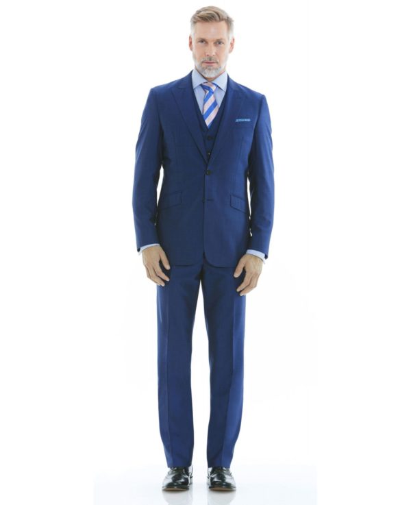Bright Blue Tailored Business Suit - Waistcoat Available loving the sales