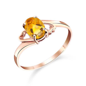 Citrine Classic Desire Ring 0.9 Ct In 9ct Rose Gold loving the sales