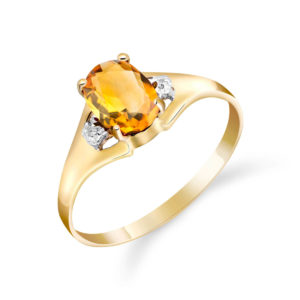 Citrine & Diamond Desire Ring In 9ct Gold loving the sales