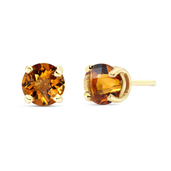 Citrine Stud Earrings 0.95 Ctw In 9ct Gold loving the sales