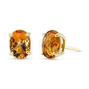 Citrine Stud Earrings 1.8 Ctw In 9ct Gold loving the sales