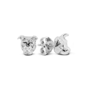 Dog Fever Sterling Silver American Staffordshire / Pitbull Muzzle Earrings loving the sales