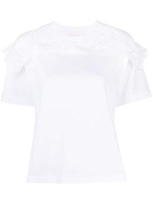 Embroidered Scallop T-Shirt loving the sales