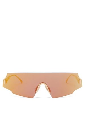 Fendi  Fendi Forceful Shield Metal Sunglasses loving the sales