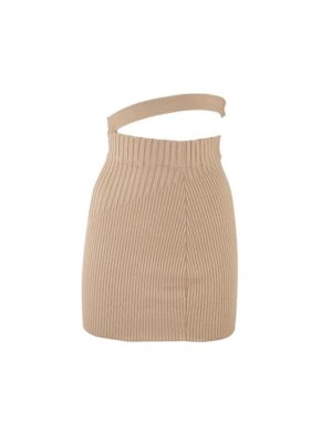 Fitted Ribbed-Knit Skirt loving the sales