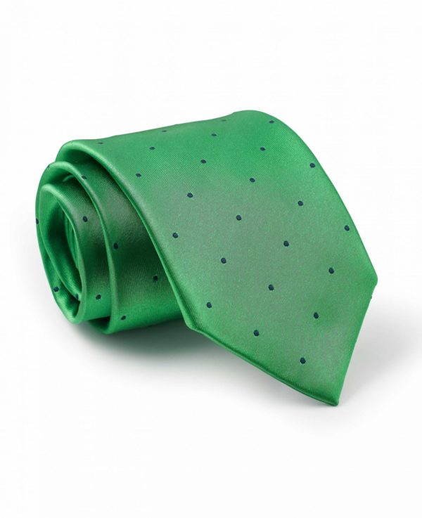 Green Polka Dot Silk Tie loving the sales
