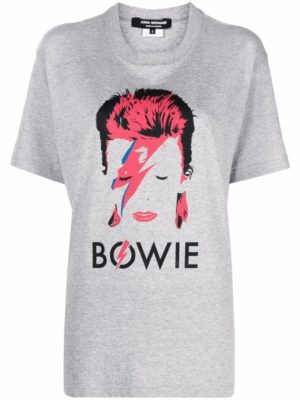 Grey Bowie Graphic-Print T-Shirt loving the sales