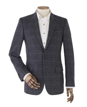 Grey Check Tweed Jacket 48" Short loving the sales