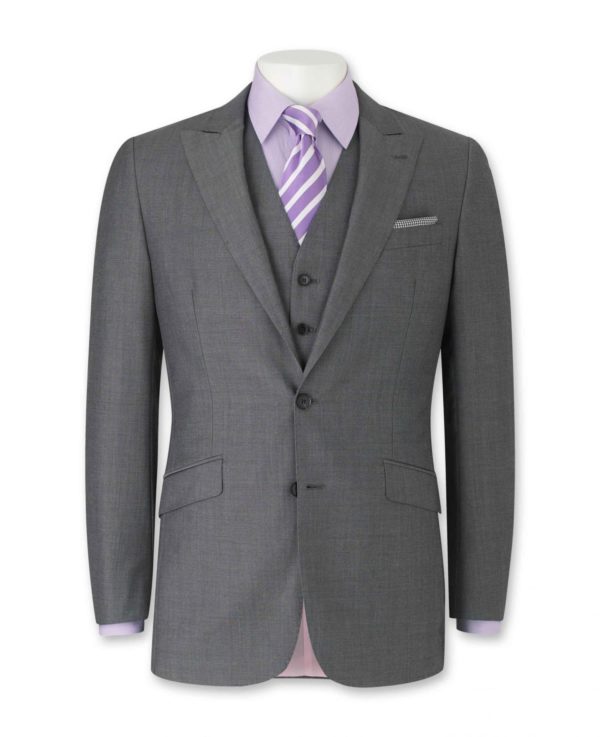 Grey Tailored Business Suit Jacket 44" Short loving the sales