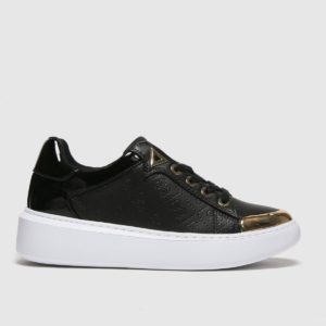 Guess Black & Gold Brandyn Trainers loving the sales