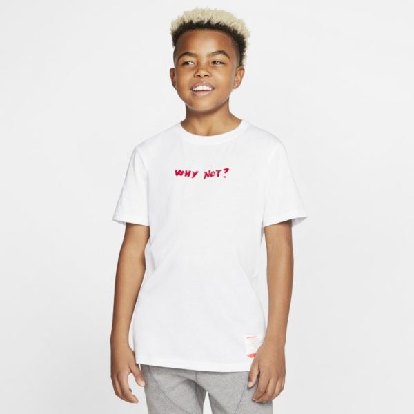 Jordan Why Not? Older Kids' (Boys') T-Shirt - White loving the sales