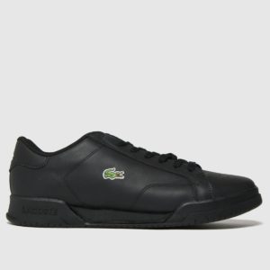 Lacoste Black Twin Serve Trainers loving the sales