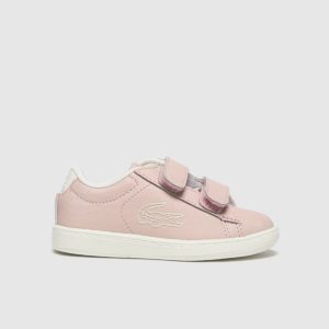 Lacoste Pale Pink Carnaby Evo Trainers Toddler loving the sales