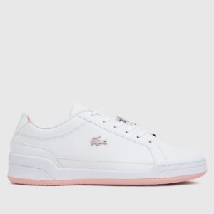 Lacoste White & Pink Challenge Trainers loving the sales