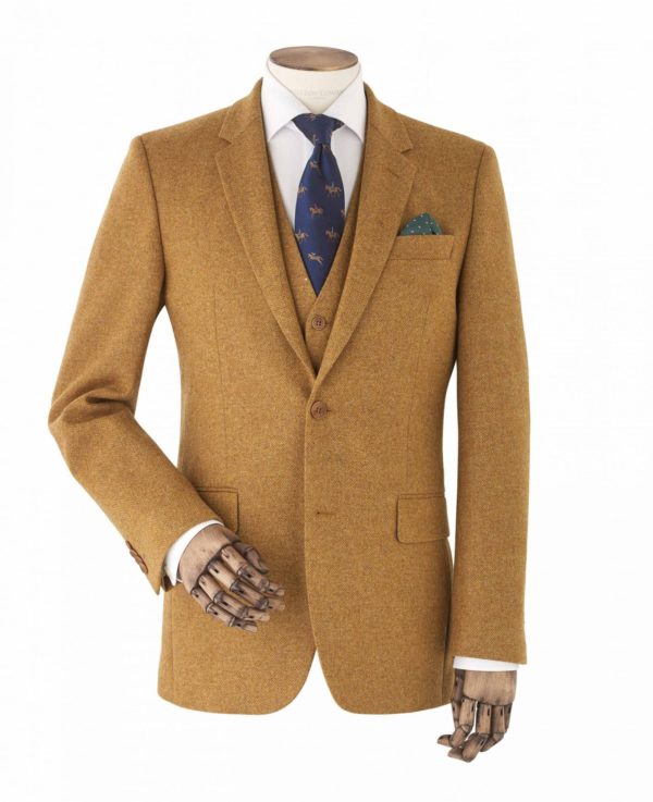 Mustard Tweed Jacket 44" Regular loving the sales