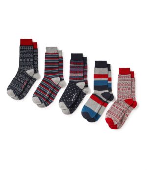 Navy Grey Five-Pack Assorted Socks 39/42 loving the sales