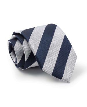 Navy Silver Striped Silk Tie loving the sales