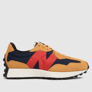 New Balance Navy & Red 327 Trainers loving the sales